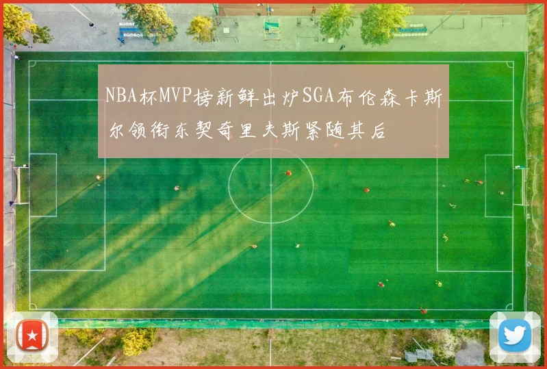NBA杯MVP榜新鲜出炉SGA布伦森卡斯尔领衔东契奇里夫斯紧随其后